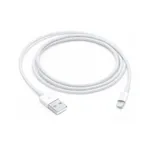 APPLE CABLE LIGHTNING TO USB CHARGE 1M WHITE MXLY2ZM/A — imagen 1