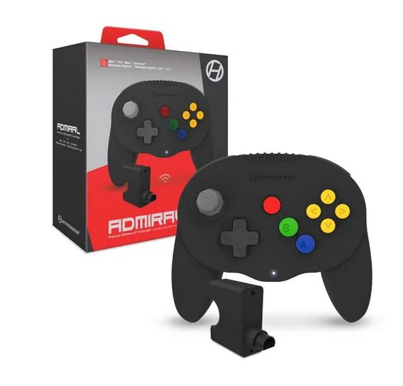 HYPERKIN CONTROLLER WIRELESS ADMIRAL PREMIUM BLACK