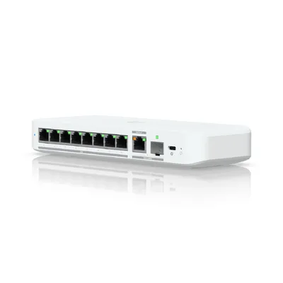 Switch gestionado Ubiquiti UniFi Flex 2.5G 8 puertos 2,5 GbE Blanco