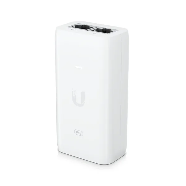 Inyector PoE Ubiquiti U-PoE-af Gigabit 48 V Blanco