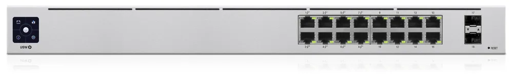 Switch gestionado Ubiquiti UniFi USW-16-PoE 16 puertos Gigabit PoE y 2 SFP