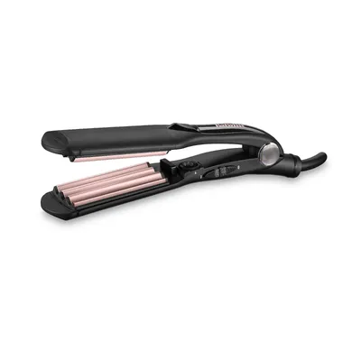 Plancha onduladora BaByliss The Crimper 2165CE Negro y rosa
