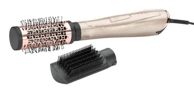 Cepillo alisador de aire BaByliss Stardust Shimmer AS914PE Negro y oro rosa