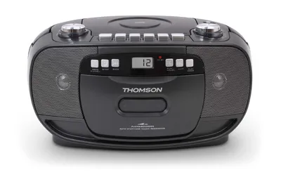 Radio CD con casete Thomson RK200CD AM/FM Negro