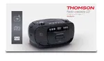 Radio CD con casete Thomson RK200CD AM/FM Negro — imagen 4