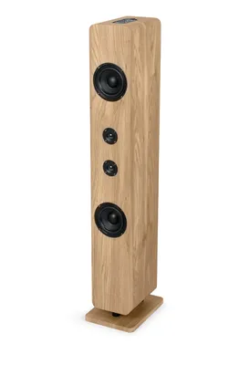 Torre de sonido Thomson DS702 Bluetooth 120 W Madera y negro