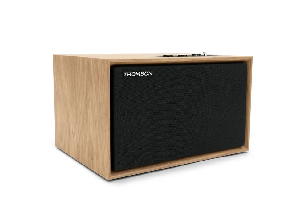 Altavoces estéreo Bluetooth Thomson WS302 50 W Madera y negro