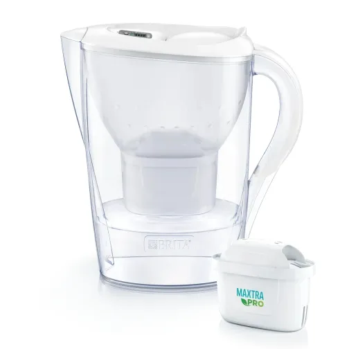 Jarra filtradora Brita Marella 2,4 L Blanco con 2 filtros Maxtra Pro