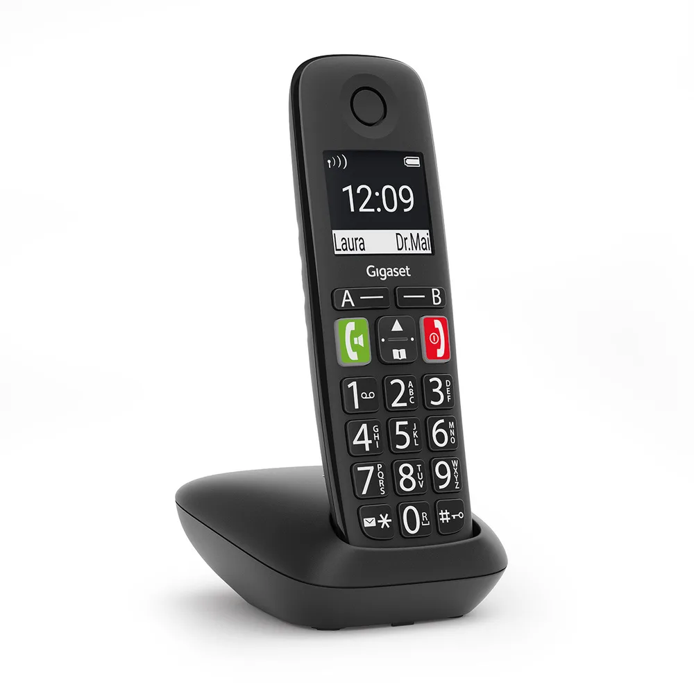 GIGASET WIRELESS PHONE E290 BLACK (S30852-H2901-D201)