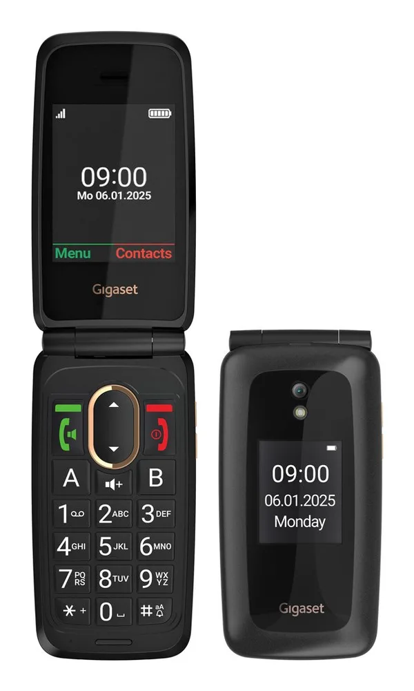 Móvil para mayores Gigaset GL795 4G Negro