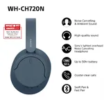 Auriculares inalámbricos con cancelación de ruido Sony WH-CH720N Azul — imagen 3