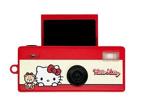 Cámara llavero Yashica Funtastic Keychain Hello Kitty Rojo