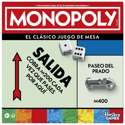 Juego de mesa Hasbro Monopoly Clásico en español