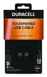 Cable Duracell USB-A a USB-C 18 W 1 m Negro — imagen 2