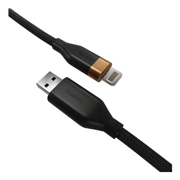 Cable Duracell USB-A a Lightning 15 W 1 m Negro