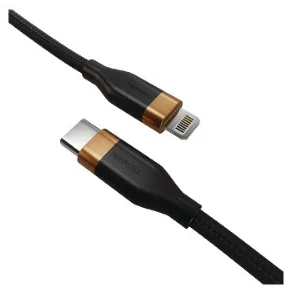Cable Duracell USB-C a Lightning 30 W 1 m Negro