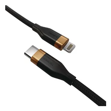 Cable Duracell USB-C a Lightning 30 W 2 m Negro