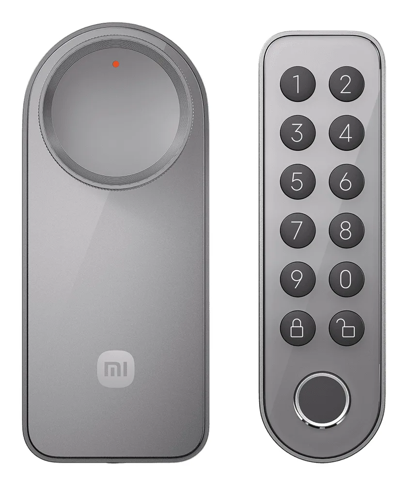 Cerradura inteligente Xiaomi Self-Install Smart Lock con teclado Gris metálico