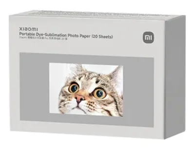 Papel fotográfico Xiaomi para Portable Photo Printer Pro (20 hojas)