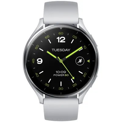 Reloj inteligente Xiaomi Watch 2 46 mm Plata con correa gris
