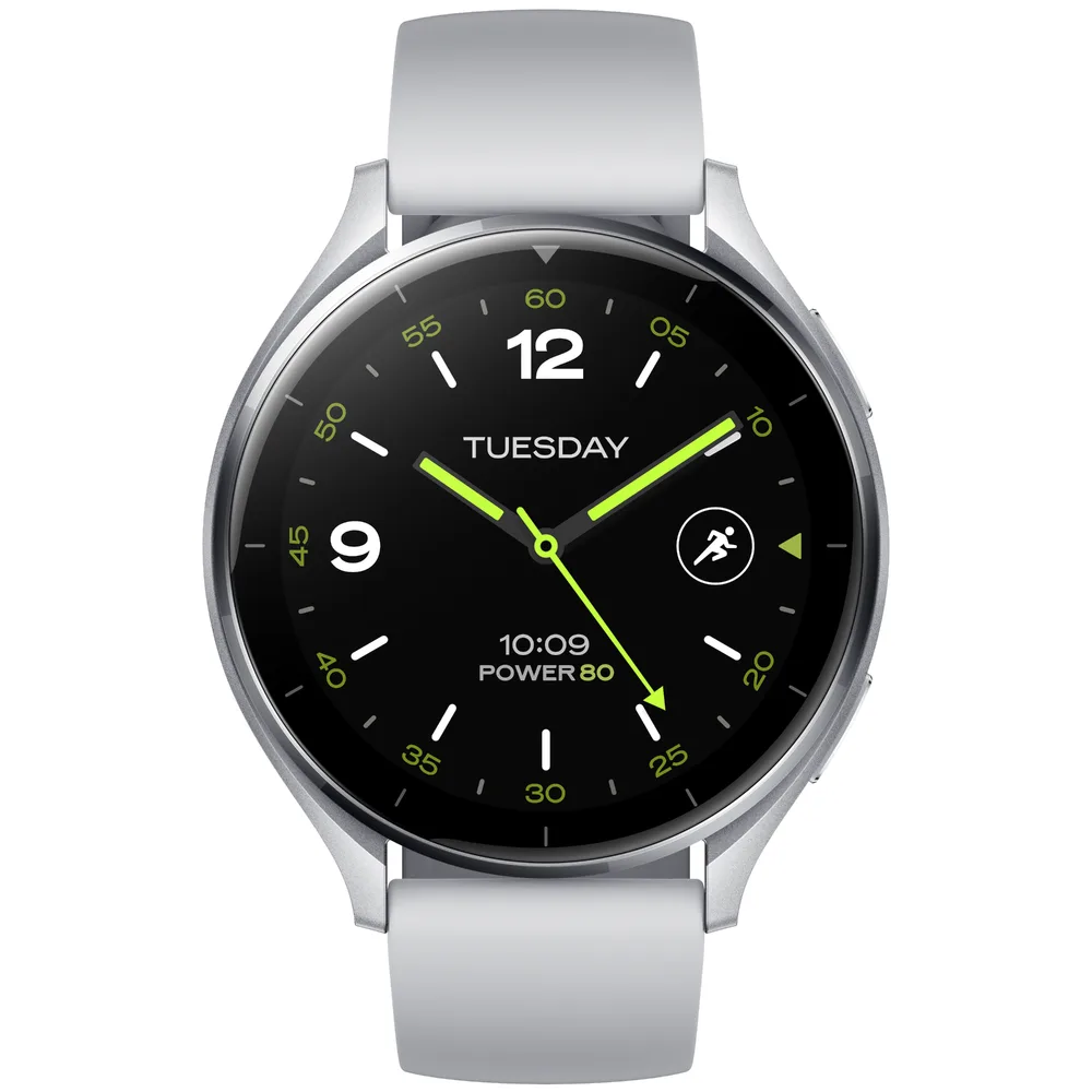 Reloj inteligente Xiaomi Watch 2 46 mm Plata con correa gris