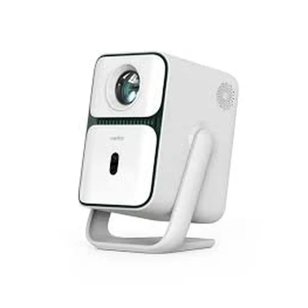 WANBO T2 ULTRA GLACIER WHITE PROJECTOR 500 ANSI 1080P FULL HD ANDROID TV 11 GIMBAL