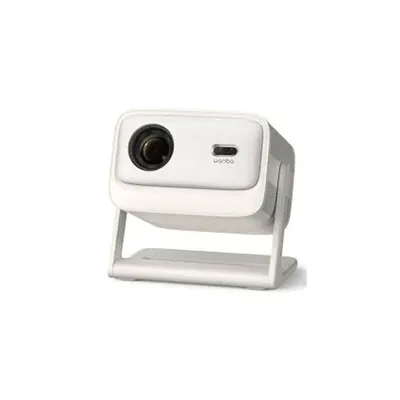 WANBO VALI 1 PRO WHITE WARM PROJECTOR 900 ANSI LUMEN FULL HD GOOGLE TV GIMBAL