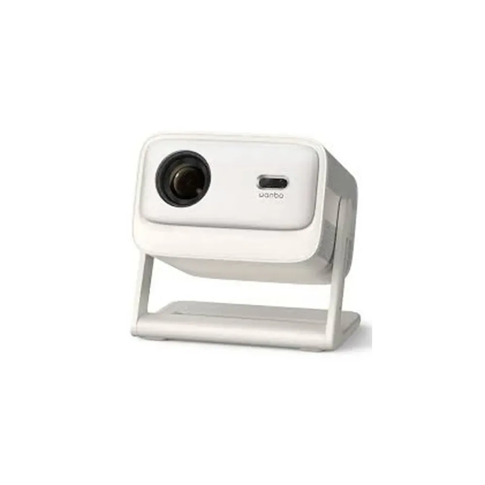 WANBO VALI 1 PRO WHITE WARM PROJECTOR 900 ANSI LUMEN FULL HD GOOGLE TV GIMBAL