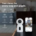 Cámara de seguridad IMILAB C30 Dual 360° 3K+3K Blanco — imagen 3