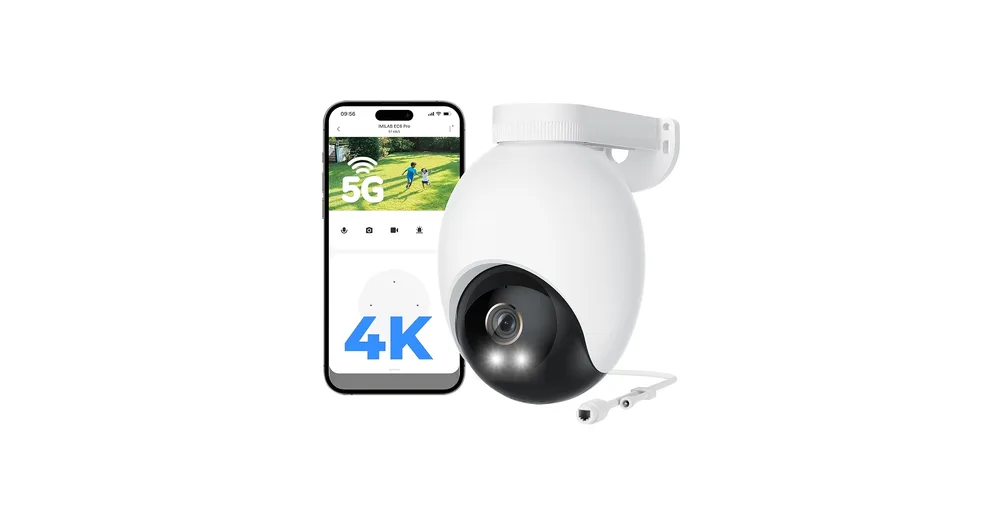 Cámara de seguridad exterior con foco IMILAB EC6 Pro 4K Blanco