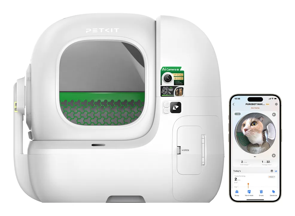 Arenero para gatos Petkit Purobot Max Pro 2 Blanco