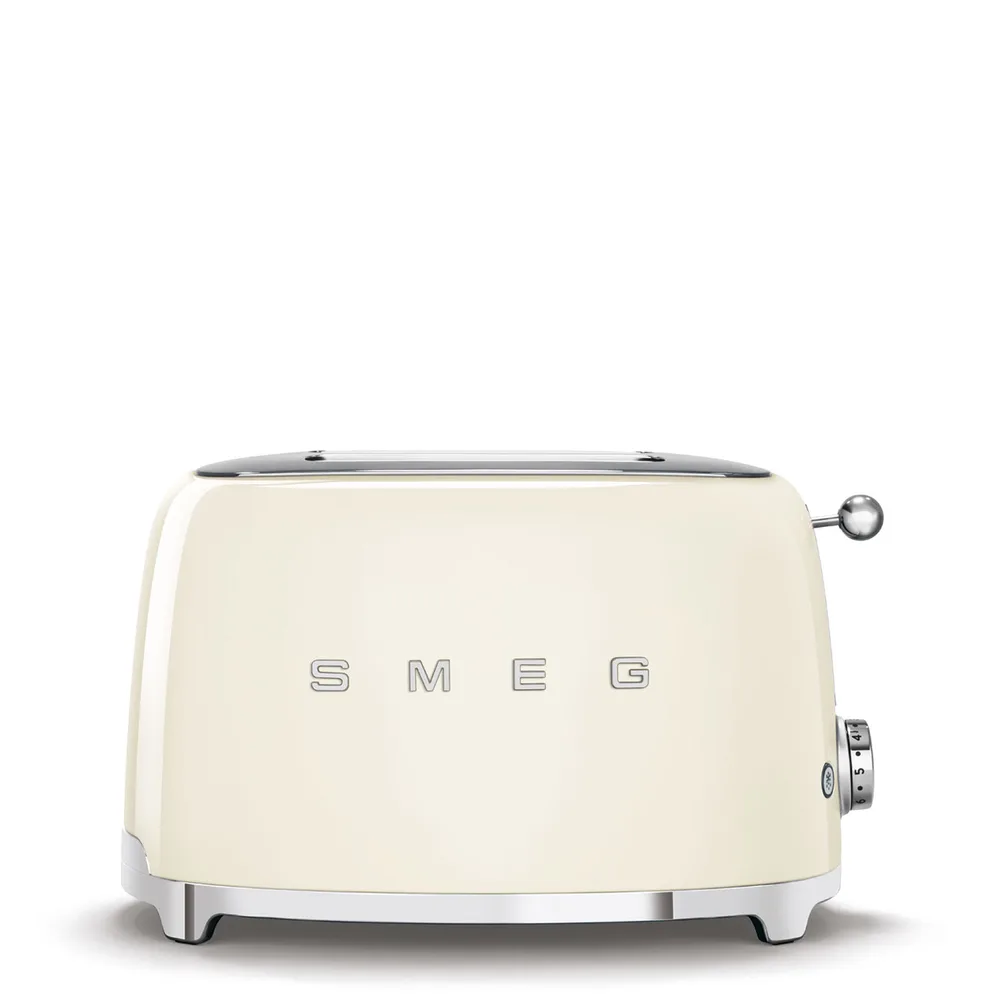 Tostadora Smeg TSF01 años 50 2 rebanadas Crema