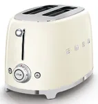 Tostadora Smeg TSF01 años 50 2 rebanadas Crema — imagen 2