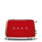 Tostadora Smeg TSF01 años 50 2 rebanadas Rojo — imagen 1