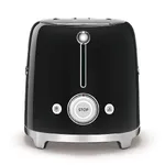 SMEG TOASTER 2X4 50´STYLE BLACK TSF02BLEU — imagen 6