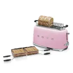 SMEG TOASTER 2X4 50´STYLE PINK TSF02PKEU — imagen 2