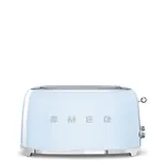 Tostadora Smeg 50's Style TSF02PBEU 4 rebanadas 2 ranuras largas 1500 W Azul pastel — imagen 1