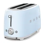 Tostadora Smeg 50's Style TSF02PBEU 4 rebanadas 2 ranuras largas 1500 W Azul pastel — imagen 2