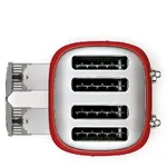 SMEG TOASTER 4x4 50´STYLE RED TSF03RDEU — imagen 10