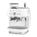 SMEG ESPRESSO MACHINE 50'STYLE WITH INTEGRATED GRINDER WHITE EGF03WHEU — imagen 1