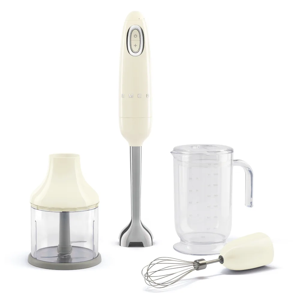 SMEG HAND BLENDER WITH ACCESORIES 50´STYLE CREAM HBF03CREU