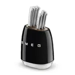 SMEG KNIFE BLOCK 50s STYLE BLACK KBSF02BL — imagen 4