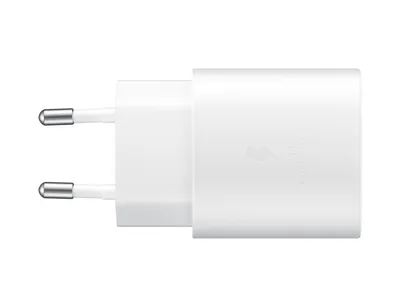 Cargador de pared Samsung 25 W USB-C con cable USB-C 1 m Blanco