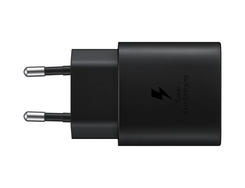 Cargador de pared Samsung 25 W USB-C con cable USB-C 1 m Negro