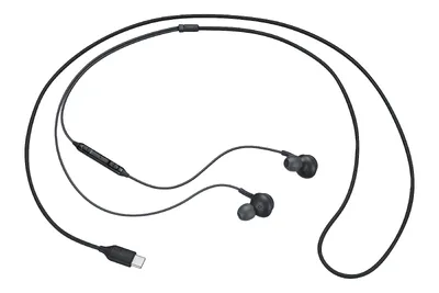 SAMSUNG EARPHONES IN-EAR CABLE USB-C MICROPHONE VOL. CONTROL BLACK BY AKG EO-IC100BBEGEU
