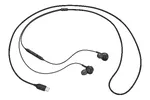 SAMSUNG EARPHONES IN-EAR CABLE USB-C MICROPHONE VOL. CONTROL BLACK BY AKG EO-IC100BBEGEU — imagen 6