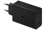 Cargador de pared Samsung 65 W con 2 USB-C y 1 USB-A Negro — imagen 1