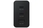 Cargador de pared Samsung 65 W con 2 USB-C y 1 USB-A Negro — imagen 4