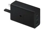 Cargador de pared Samsung 65 W con 2 USB-C y 1 USB-A Negro — imagen 5