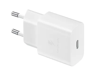 SAMSUNG POWER WALL CHARGER 15W USB-C WHITE EP-T1510NWEGEU